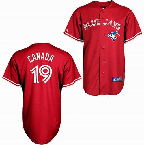 youth Toronto Blue Jays 19# Jose Bautista Canada Day Jerseys