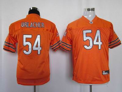 youth chicago bears #54 urlacher orange color jersey